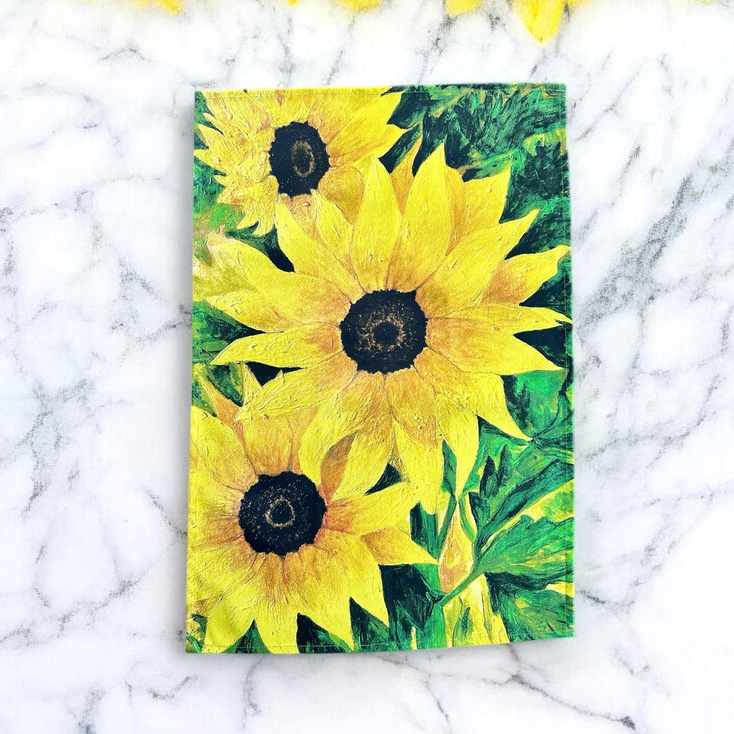 'Titan' Sunflower Tea Towel