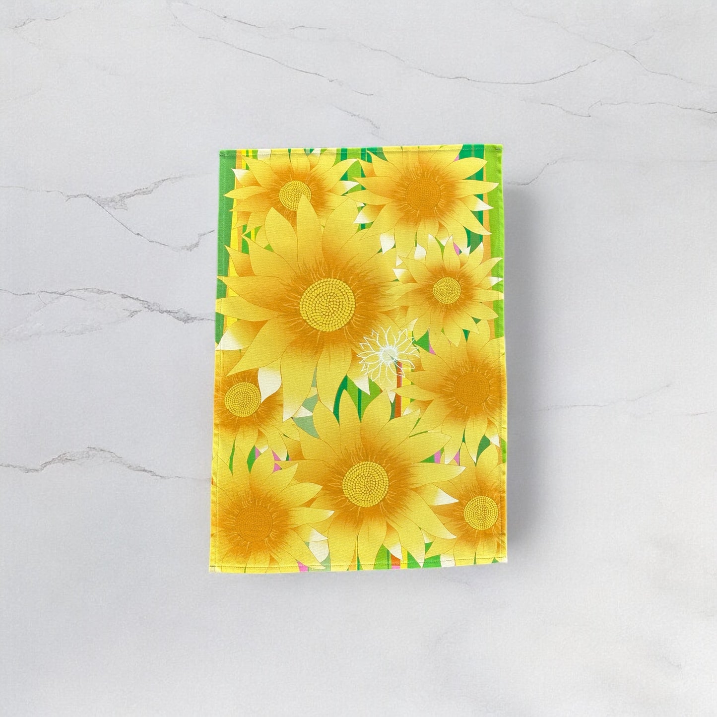 'Teddy Bear' Sunflower Tea Towel
