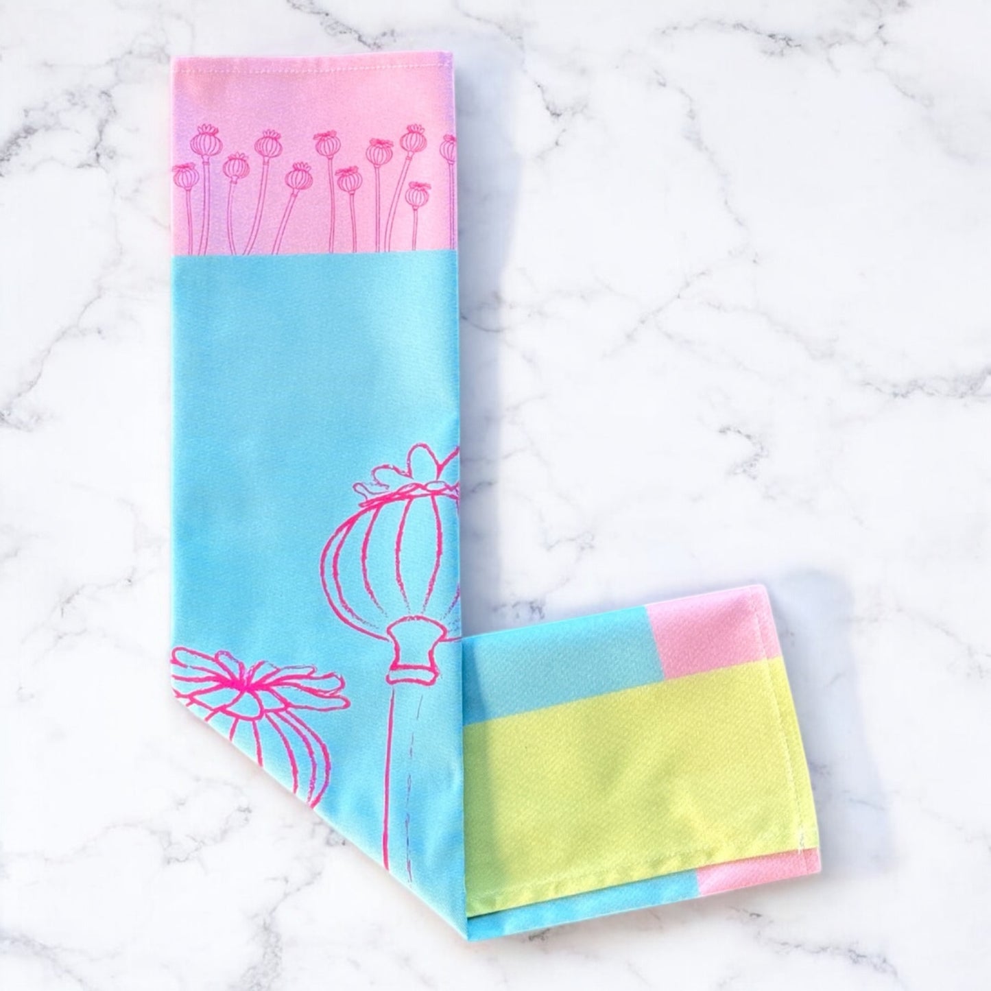 Poppy Seed Head Tea Towel