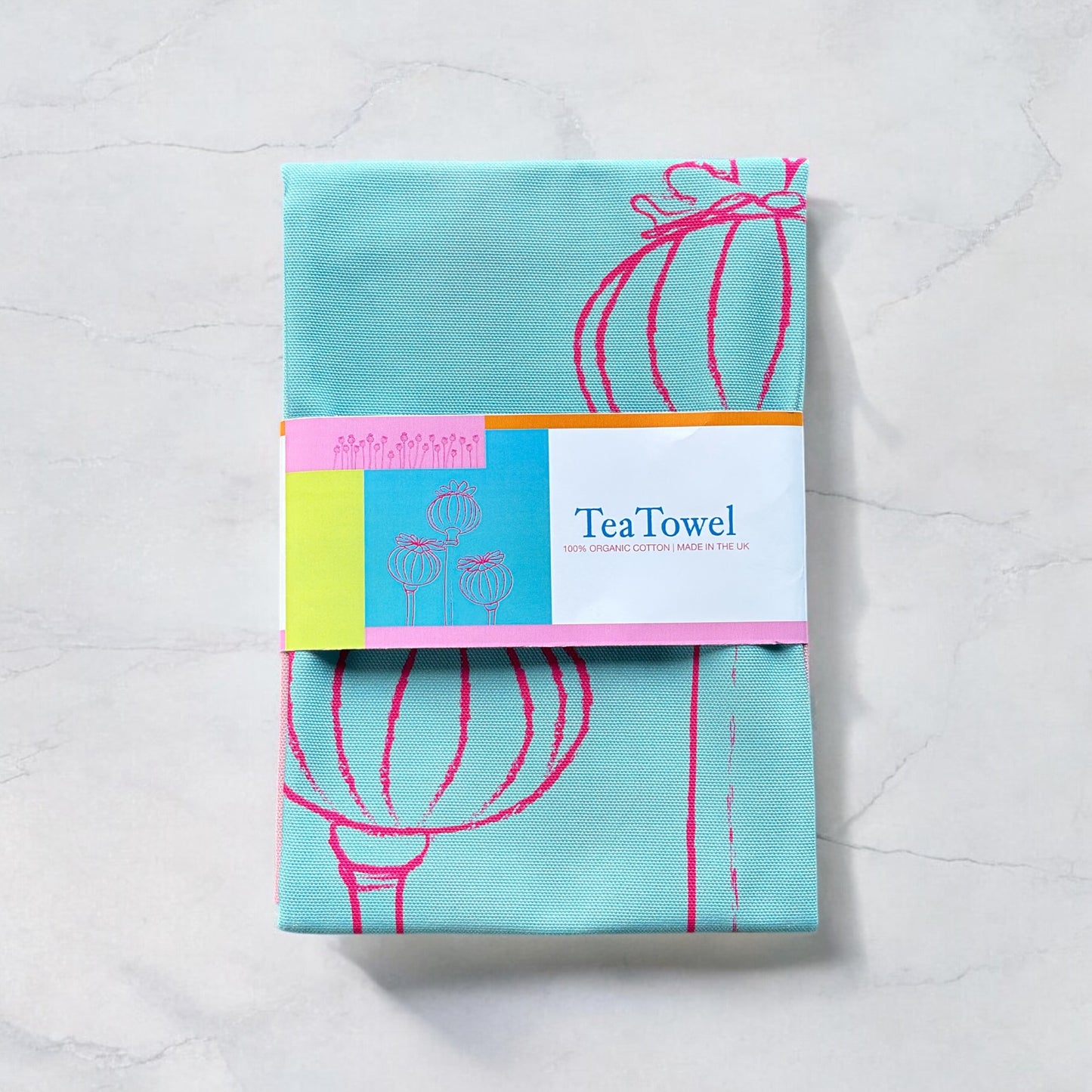 Poppy Seed Head Tea Towel
