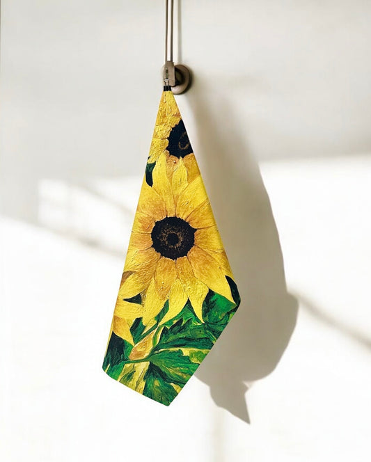 'Titan' Sunflower Tea Towel