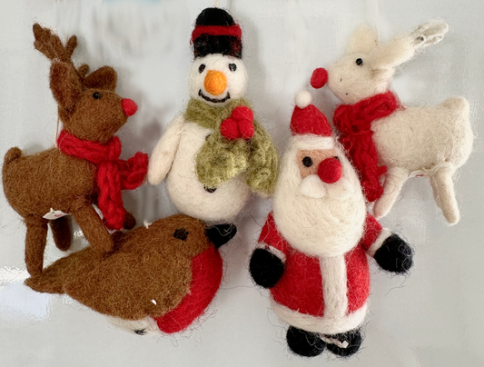 Set of Christmas Characters