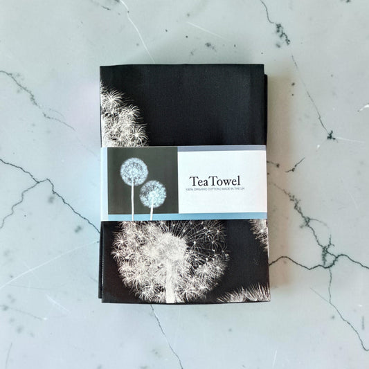 Tea Towel Dandelion Clock