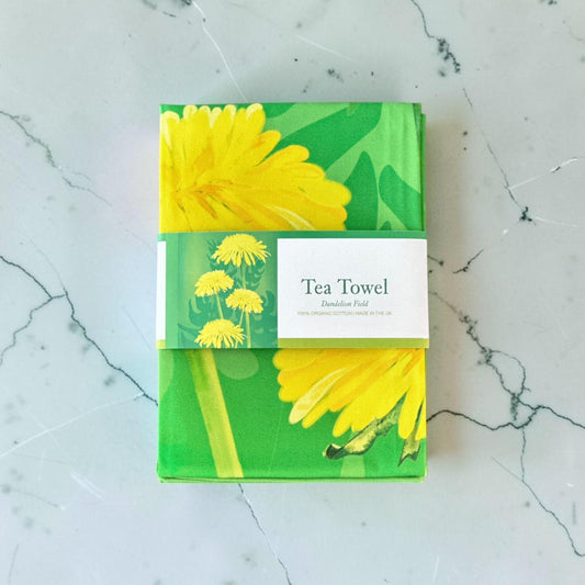 Tea Towel Dandelion Field