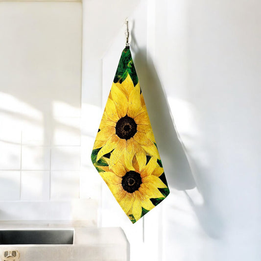 Tea Towel 'Titan' Sunflower