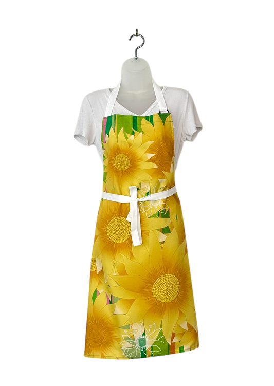 'Teddy Bear' Sunflower Apron