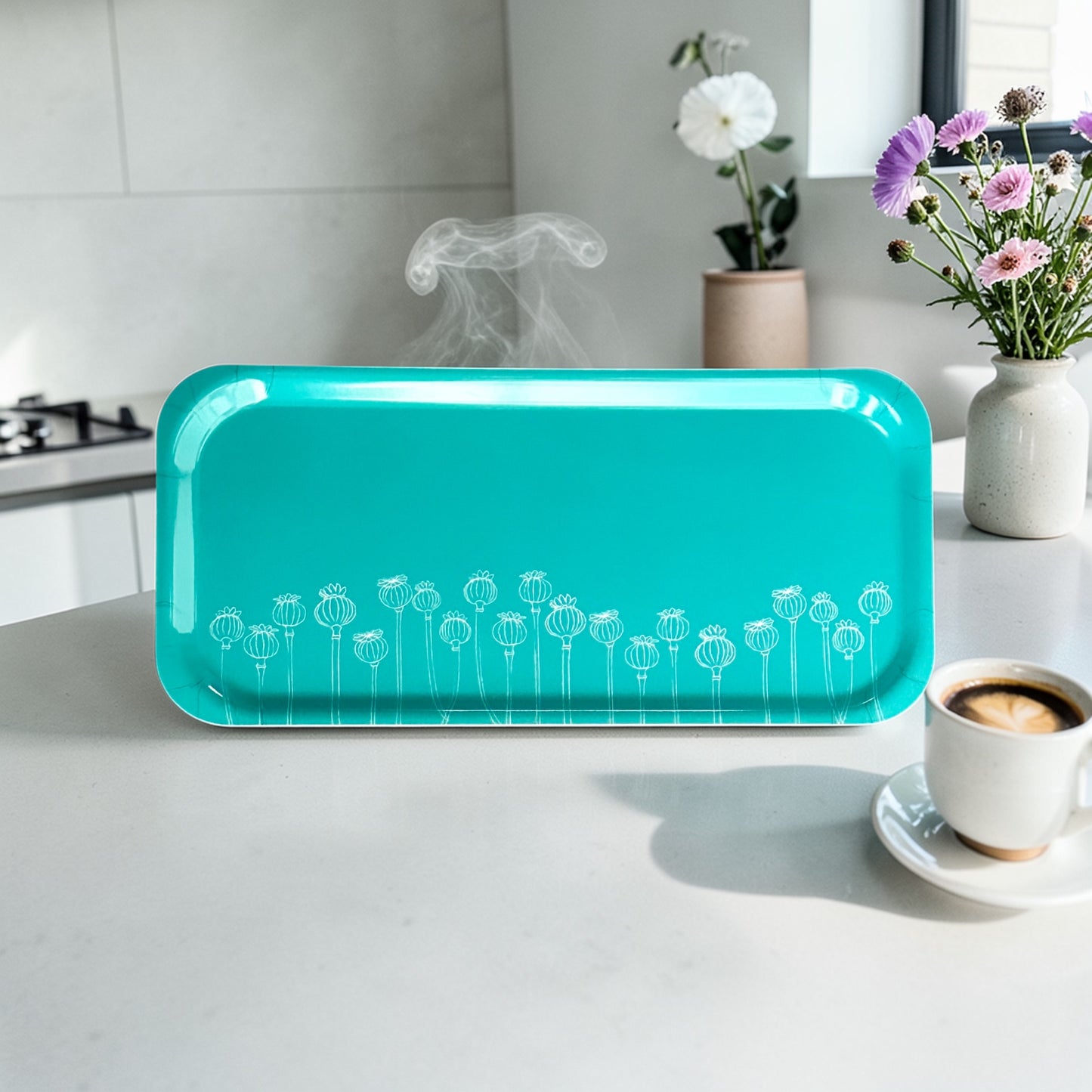 Poppy Seed Head Small Tray