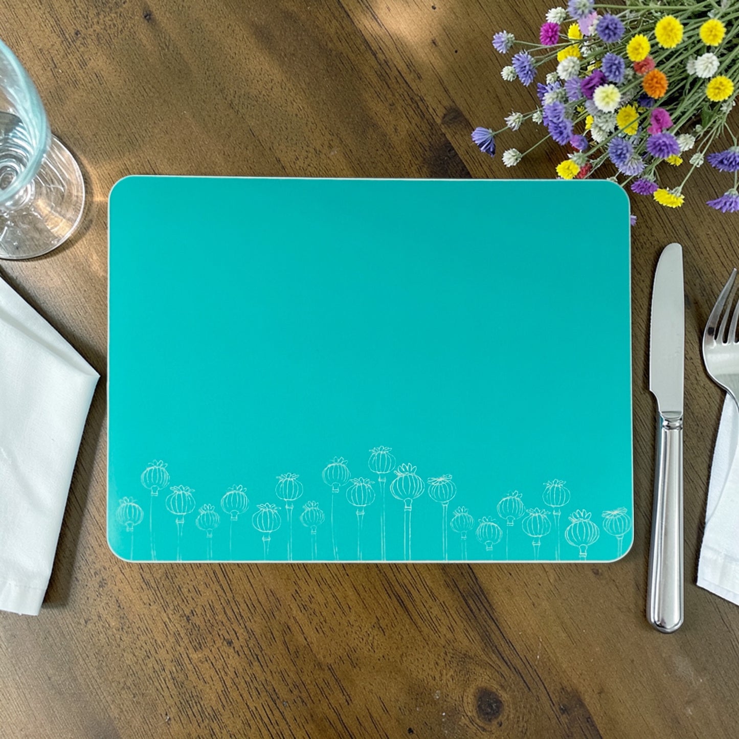 Poppy Seed Head Placemat