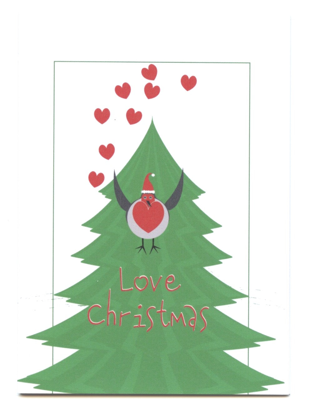 A7 Love Christmas Pkt of 5